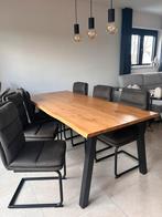 Eetkamertafel met stoelen, Huis en Inrichting, Tafels | Eettafels, Zo goed als nieuw, Ophalen