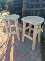 2 Echte TEAK houten tuinstoelen extra bleke kleur! TOPPER, Tuin en Terras, Tuinstoelen, Ophalen, Zo goed als nieuw