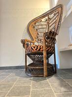 Vintage Bamboe/rotan peackockchair pauwenstoel butterfly, Ophalen