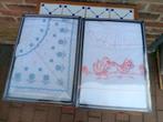 Lot de draps et housse de coussin pour BéBé vintage, Ophalen, Jongetje of Meisje, Nieuw, Wit
