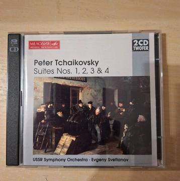 2cd. Tchaikovsky. Suites nos. 1,2,3,4. (Melodiya). beschikbaar voor biedingen