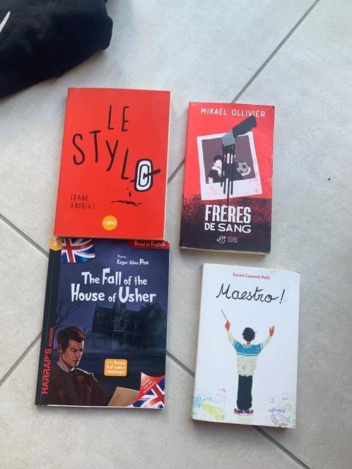 3 livres de poche : Le Stylo-Maestro -The fall of the House, Livres, Livres pour enfants | Jeunesse | 13 ans et plus, Comme neuf