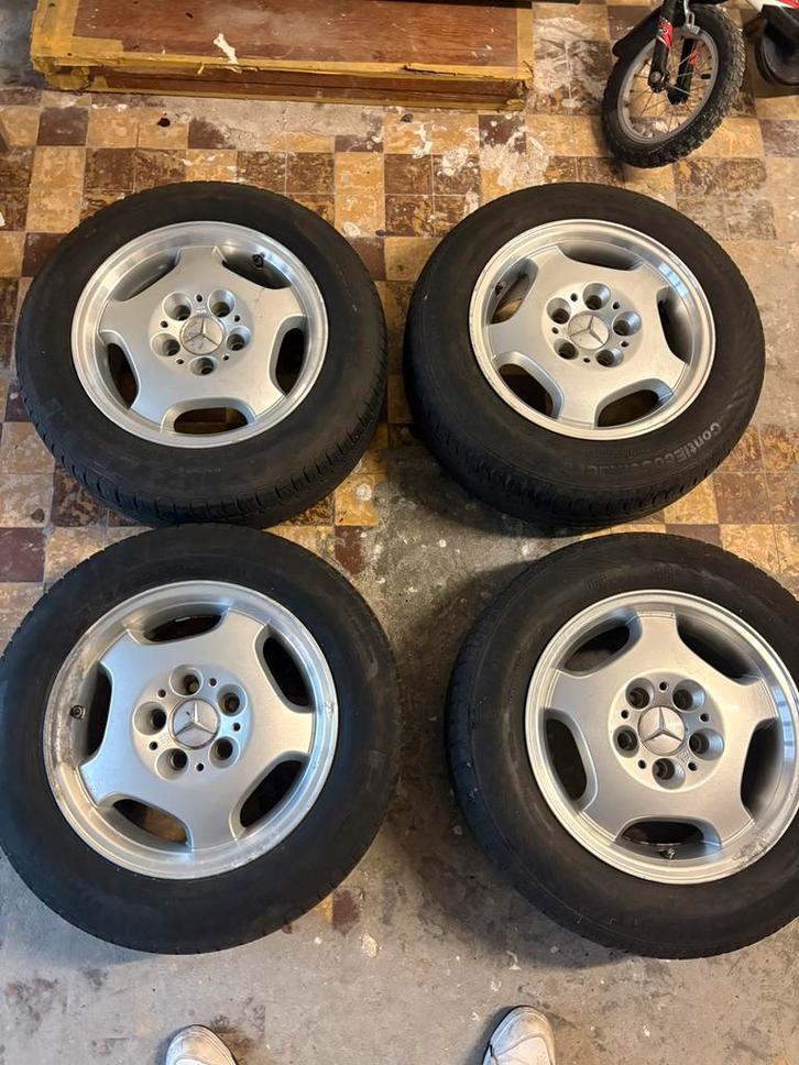 VELGEN MERCEDES 190 250W124 W201 W202 W210 E C KLASS VELGEN, Auto-onderdelen, Banden en Velgen, Velg(en), Ophalen