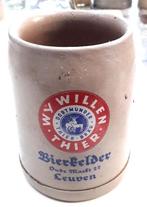 bierbeker "Wij willen Thier" - Bierkelder Oude Markt Leuven, Ophalen of Verzenden, Zo goed als nieuw, Pul(len)