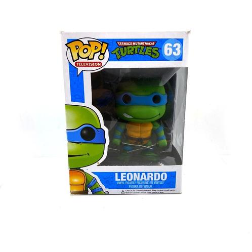 Funko Pop Teenage Mutant Ninja Turtles Leonardo 63, Collections, Statues & Figurines, Comme neuf, Enlèvement ou Envoi