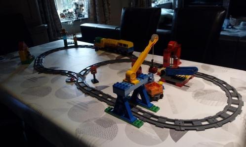 duplotrein met zowel werk als passagierstrein, Kinderen en Baby's, Speelgoed | Duplo en Lego, Duplo, Ophalen of Verzenden