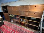 Vintage boekenkasten uit de late jaren 70, Huis en Inrichting, Kasten | Boekenkasten, Gebruikt, Met deur(en)