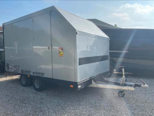 Gesloten aanhangwagen, grote dubbelasser, Auto diversen, Aanhangers en Bagagewagens, Ophalen