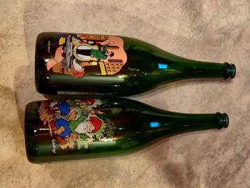 Twee lege flessen en één glas La Chouffe, Enlèvement, Comme neuf