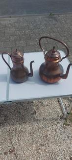 bronzen thee en koffiekan, Antiek en Kunst, Ophalen