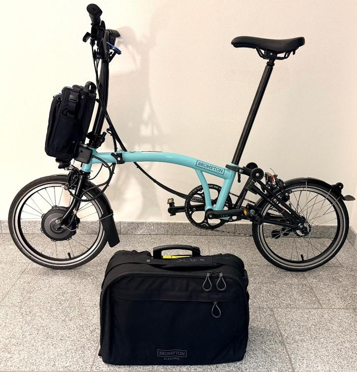 Brompton Electric C-Line 6-speed bj 07/2022 als nieuw, Fietsen en Brommers, Elektrische fietsen, Nieuw, 50 km per accu of meer
