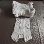 Vintage herenslips onderbroeken boxershorts wit katoen, Antiek en Kunst, Curiosa en Brocante, Ophalen of Verzenden