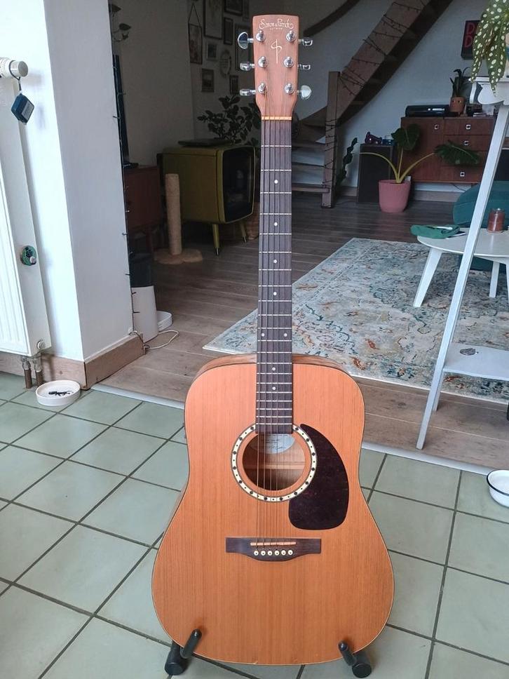 Simon & Patrick Woodland Cedar A3T, Muziek en Instrumenten, Snaarinstrumenten | Gitaren | Akoestisch, Gebruikt, Western- of Steelstringgitaar