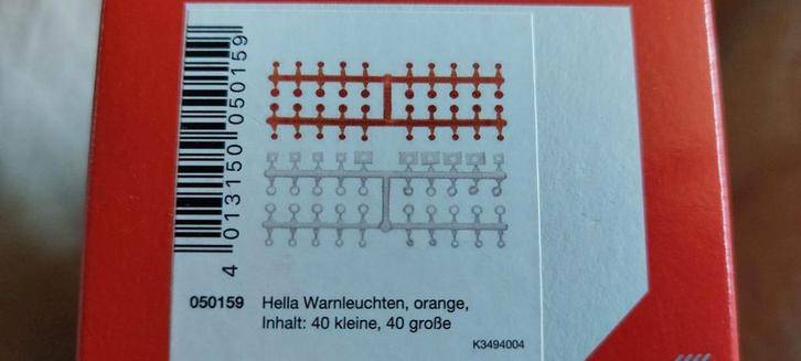 H0LK 0517 ZWAAIBALKEN EN - LICHTEN, ONDERDELEN 1/87, Hobby en Vrije tijd, Modelauto's | 1:87, Nieuw, Overige typen, Herpa, Ophalen of Verzenden