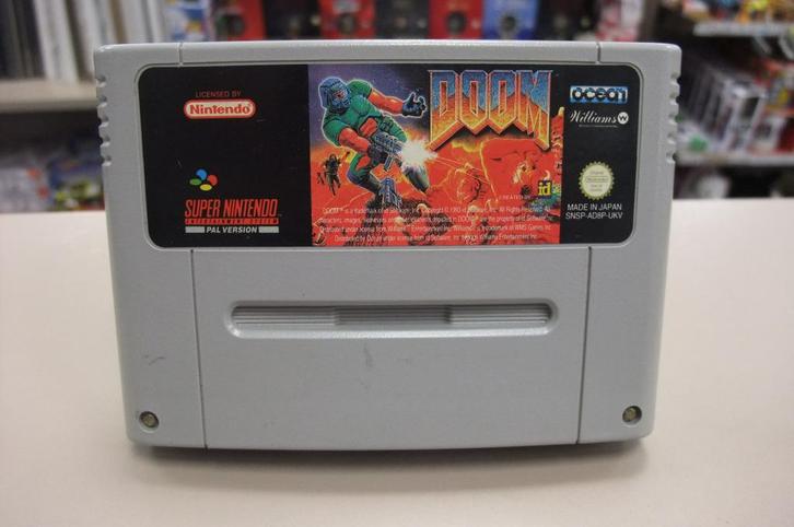 Doom (cart only) ukv snes, Games en Spelcomputers, Games | Nintendo Super NES, Gebruikt, Shooter, 1 speler, Vanaf 16 jaar, Ophalen of Verzenden