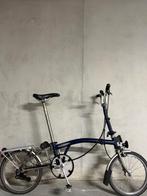 Brompton M6R Tempest Blue volledig titanium 6versnellingen, Ophalen, Brompton, 14 tot 16 inch, Versnellingen