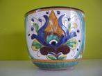 Knappe vintage Italy bloempot / cache-pot, Gebruikt, Rond, Binnen, Ophalen of Verzenden