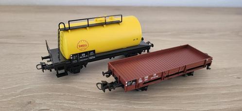 marklin set met 2x mooie DB wagons uit set 29166, Hobby en Vrije tijd, Modeltreinen | H0, Zo goed als nieuw, Wagon, Wisselstroom