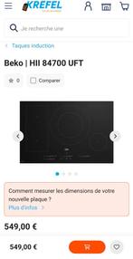 BEKO 80cm inductiekookplaat NIEUW VERPAKT, Nieuw, Inductie