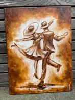 Origineel schilderij 3 luik Mk Art, Antiek en Kunst, Ophalen of Verzenden