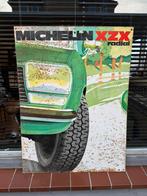 Michelin XZX oud reclamebord, Verzamelen, Ophalen of Verzenden, Gebruikt, Reclamebord