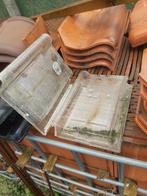 2 glazen dakpannen stormpan 44, Doe-het-zelf en Bouw, Dakpannen en Dakbedekking, Ophalen of Verzenden, Zo goed als nieuw