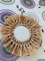 Miroir soleil  en raphia – Casa, Maison & Meubles, Enlèvement ou Envoi, Comme neuf