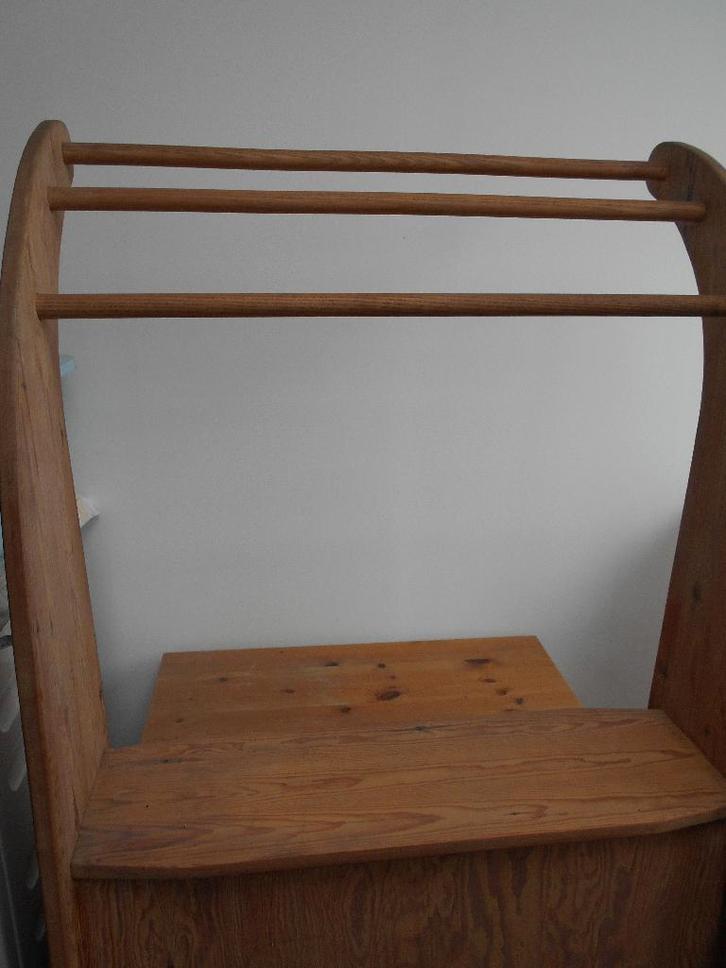 houten winkelrek, Enfants & Bébés, Jouets | Jouets en bois, Utilisé, Meuble ou Kitchenette, Enlèvement