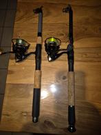 2 elite spinhengels met molens, Ophalen of Verzenden, Nieuw, Complete set