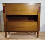 Vintage'60 barkast/Highboard met ingelegde keramische tegels, Gebruikt, Overige materialen, 100 tot 150 cm, 100 tot 150 cm