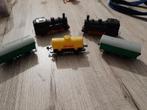 2 locos Jouef vapeur + 3 wagons marchandise, Enlèvement ou Envoi, Utilisé, Jouef