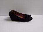 Pumps sleehak zwart leer suede Manfield mt 38 zgan, Kleding | Dames, Pumps, Zwart, Ophalen of Verzenden, Zo goed als nieuw