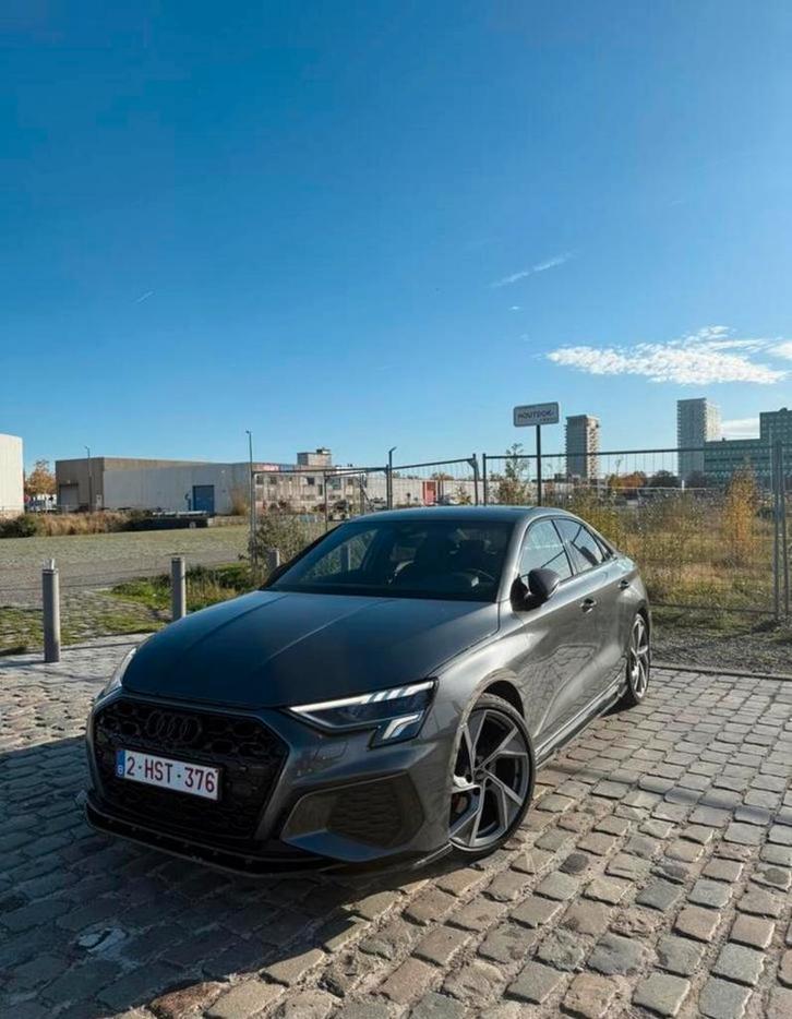 Audi A3, Autos, Audi, Particulier, A3, Apple Carplay, Essence, Euro 6, Berline, 5 portes, Automatique, Argent ou Gris, Noir, Alcantara