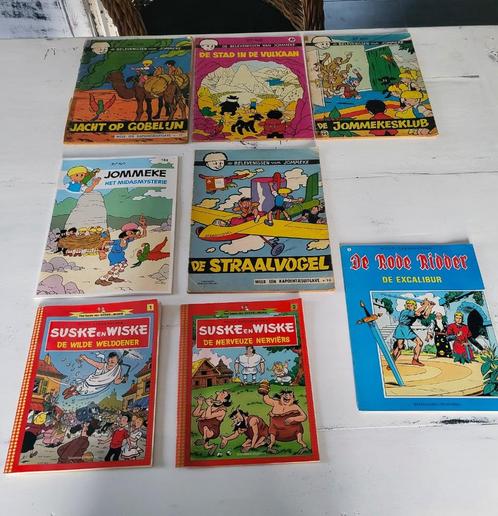 5 jommeke, 2 Suske & wiske, 1 Rode ridder Jommeke: kleur: Jo, Boeken, Stripverhalen, Gelezen, Ophalen of Verzenden