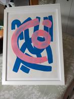 Toile encadrée  3 motif abstrait, Ophalen