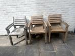 tuinstoelen, Tuin en Terras, Tuinstoelen, Ophalen, Zo goed als nieuw, Teakhout, Stapelbaar