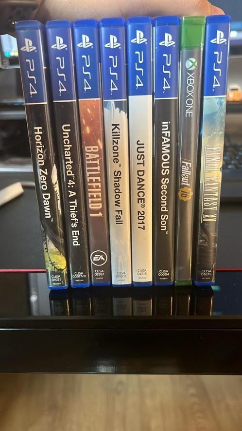 Playstation 4 games - Uncharted, Horizon, Killzone, Infamous, Games en Spelcomputers, Games | Sony PlayStation 4, Zo goed als nieuw