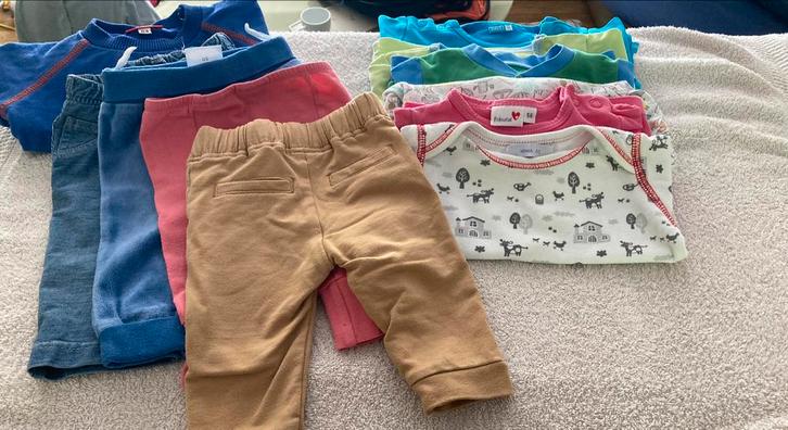 Set van 29 kleren maat 50/56, Kinderen en Baby's, Babykleding | Maat 50, Zo goed als nieuw, Ophalen of Verzenden