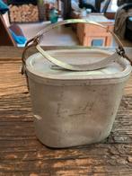 Militaria - Markill Oude Aluminium veldfles kookpot Leger, Verzamelen, Ophalen of Verzenden