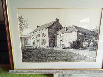 Tekening 40/30 in perfecte staat get Jacques  01 beschikbaar voor biedingen