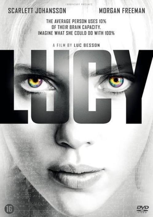 Lucy (2014) Dvd Scarlett Johansson, Morgan Freeman, Cd's en Dvd's, Dvd's | Actie, Gebruikt, Actie, Vanaf 16 jaar, Ophalen of Verzenden