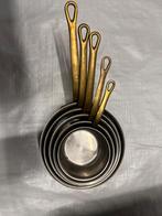 Koperen kookpotten, Ophalen of Verzenden, Zo goed als nieuw, Overige materialen, Pannenset