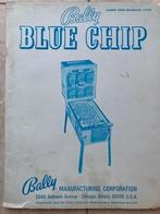 BALLY BLUE CHIP MANUAL + SCHEMATIC, Ophalen of Verzenden, Gebruikt