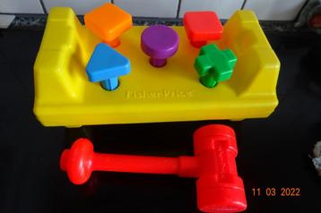 Fisher Price Tik & Draai Werkbank*VINTAGE*   beschikbaar voor biedingen