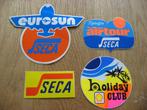 Vintage Stickers Seca, Ophalen of Verzenden, Zo goed als nieuw, Bedrijf of Vereniging