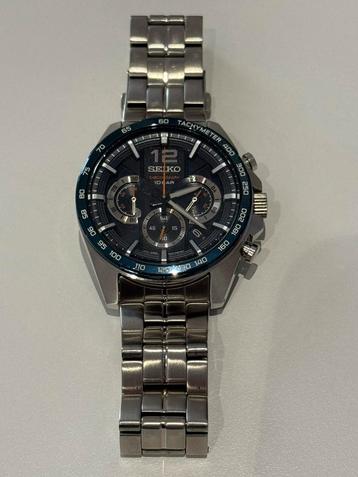 Seiko horloge chrono als nieuw! beschikbaar voor biedingen