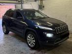Jeep cherokee 2.0 diesel Automaat 46.000km, Automaat, Zwart, Blauw, Leder