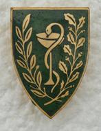 Insigne, Borsthanger Medische dienst “APOTHEKER”, Groen, Verzamelen, Embleem of Badge, Ophalen of Verzenden, Landmacht