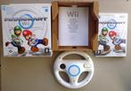 Mario Kart + origineel stuurtje voor Wii Compleet in doos, Ophalen of Verzenden, Zo goed als nieuw