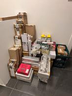 Groot lot deurhendels inox brievenbus platen van alles, Ophalen, Zo goed als nieuw